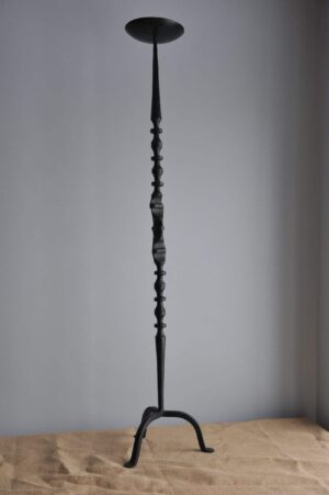 Early 20th Century Hand Wrought Iron Torchere