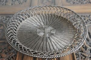 Fine Woven Metal Basket