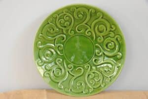 French St Clement Green Charger