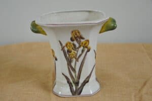 Vintage Crocus Pattern China Vase