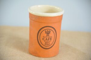 Vintage Glazed Terracotta Coffee Pot