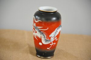 Vintage Miniature Oriental Dragon Vase