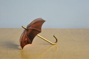 Vintage Copper and Brass Parasol
