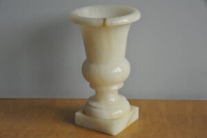 Vintage Alabaster Candlestick