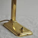 a good quality vintage brass desk lamp
