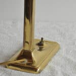 a good quality vintage brass desk lamp