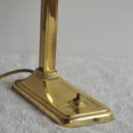 a good quality vintage brass desk lamp