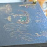 a pair of oriental inspired sidetables
