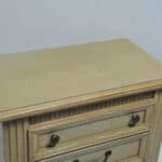 a pair of vintage three drawer painted chests of drawers by lexington