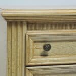 a pair of vintage three drawer painted chests of drawers by lexington