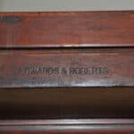 antique mahogany wind out table by edwards and roberts