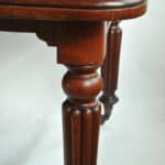 antique mahogany wind out table by edwards and roberts