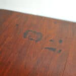 antique mahogany wind out table by edwards and roberts