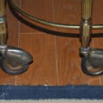 french mid century nesting brass serving drinks trolleys