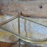 french mid century nesting brass serving drinks trolleys