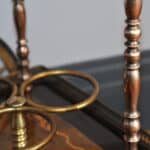 stunning vintage french brass drinks cart