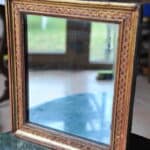 superb quality antique french wall mirror