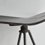 vintage swivel metal stools, 1930s