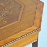 wonderful antique jas shoolbred two tier inlaid side table