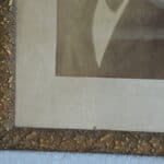 wonderfully decorative antique gilt gesso framed portrait of a gentleman