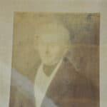 wonderfully decorative antique gilt gesso framed portrait of a gentleman