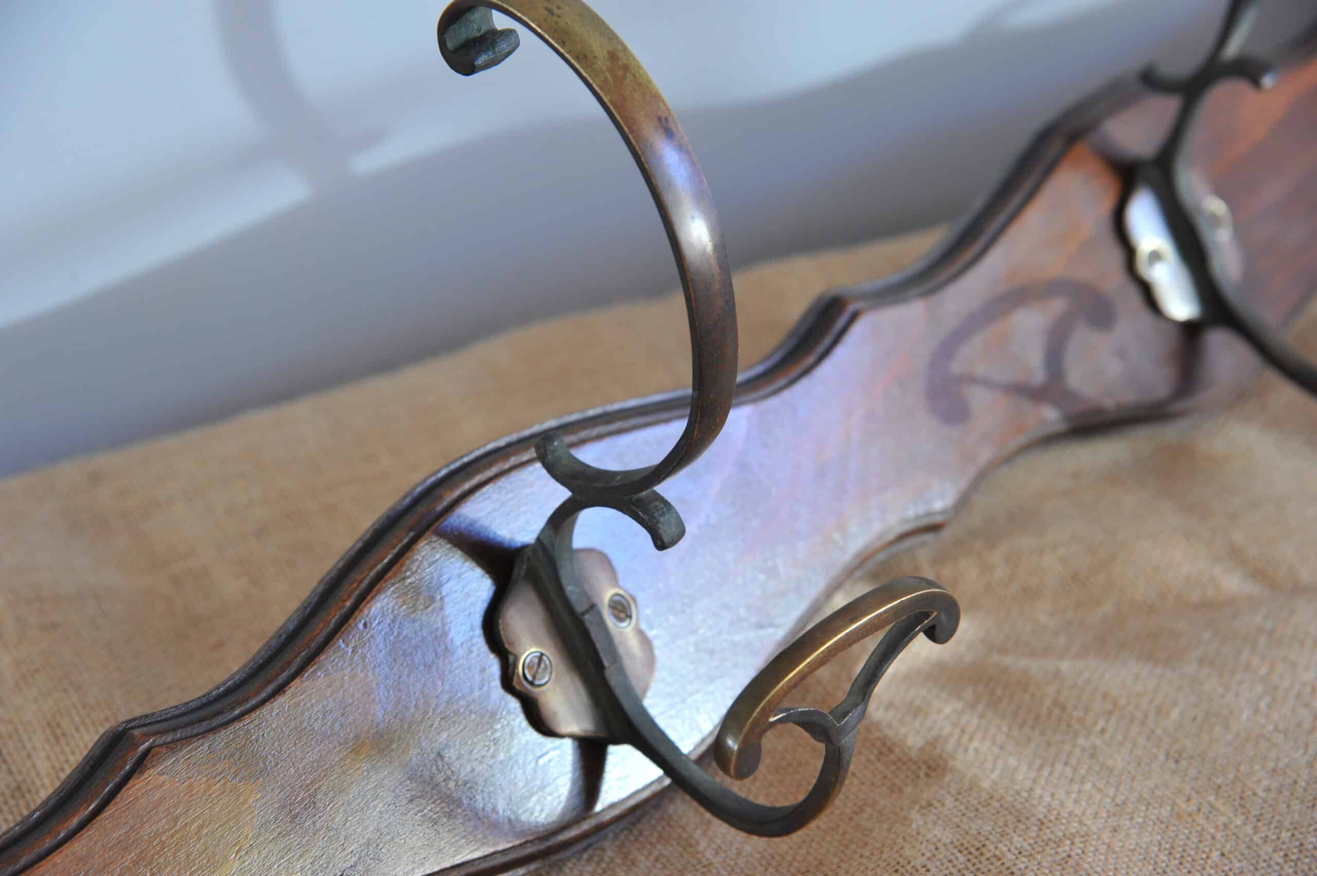 antique wall mount four branch bronze coat rack