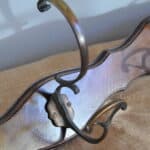 antique wall mount four branch bronze coat rack