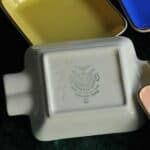 a lovely set of six vintage villeroy and boch ceramic ashtrays