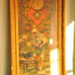 a wonderful pair of antique vintage framed pears prints