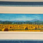 two striking vintage original oil on board tuscan landscapes by tebo marzari