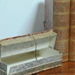 wonderful and rare set of eight vintage french faux livres false books