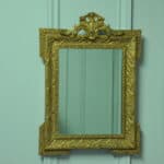 antique 19c french gilt gesso wall mirror