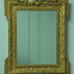 antique 19c french gilt gesso wall mirror