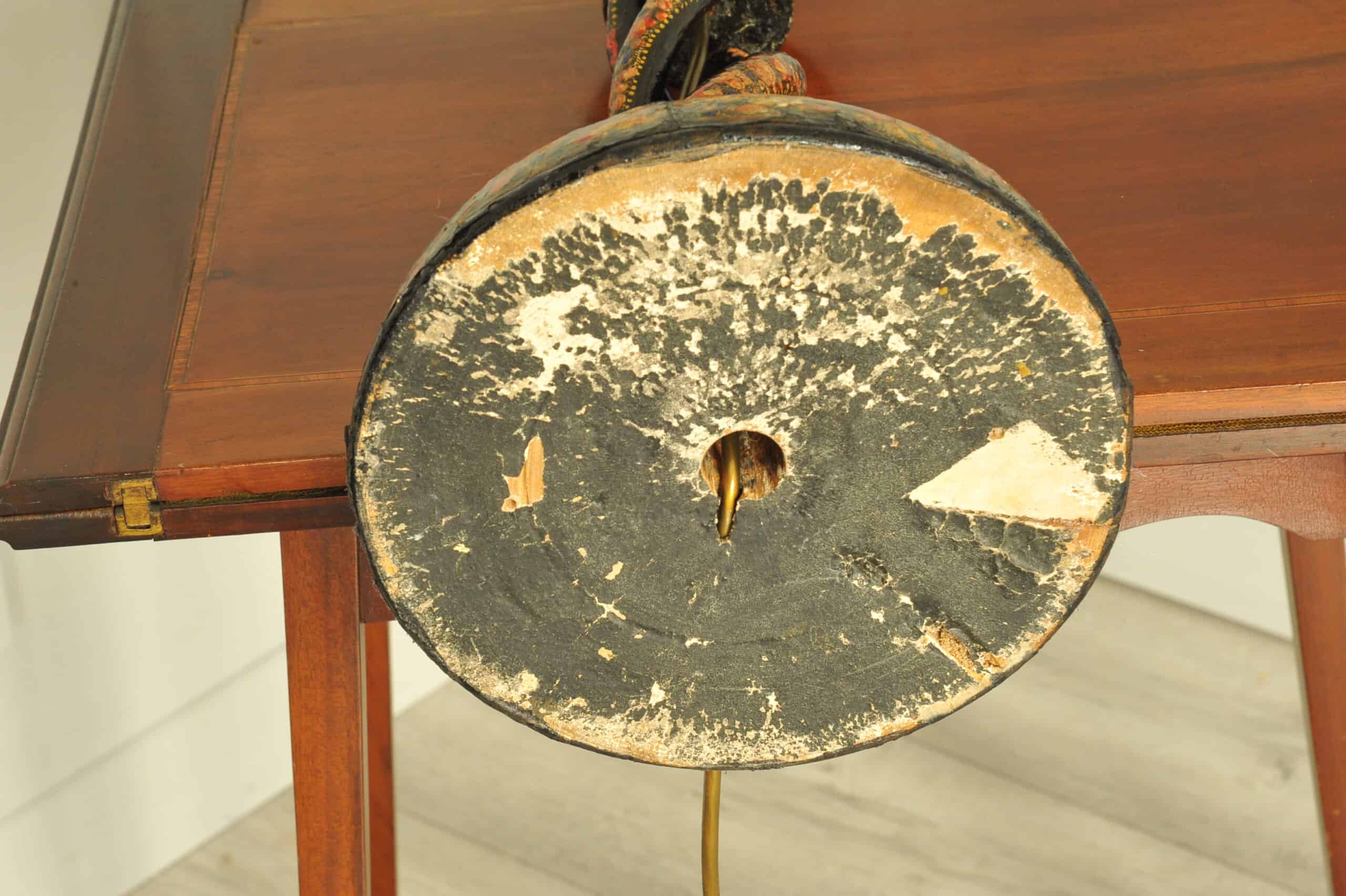 astonishingly rare antique kashmiri floor standing open twist lamp