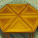 a rare set of italian sorrento inlaid tables