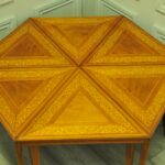 a rare set of italian sorrento inlaid tables