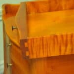 a lovely pair of mid c french satinwood bedside tables