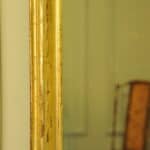 a very large antique french 19c gilt gesso wall hanging mirror