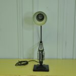 original vintage herbert terry two step anglepoise desk lamp