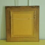 a vintage still life pastel picture in oak frame