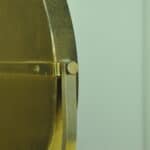 a vintage brass and steel dressing mirror by durlston designs