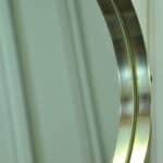 a vintage brass and steel dressing mirror by durlston designs