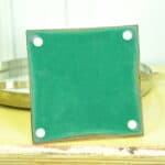 a vintage brass and steel dressing mirror by durlston designs