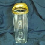 stunning art deco vintage french silver gilt cocktail jug