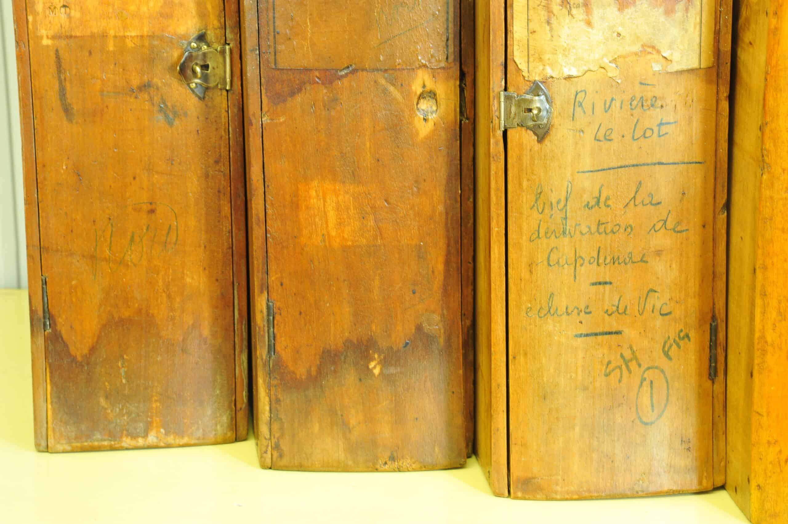 wonderful mix of antique vintage french faux livres (false books)