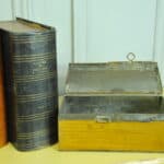 wonderful mix of antique vintage french faux livres (false books)