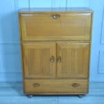 a vintage ercol drinks cocktail bureau cabinet