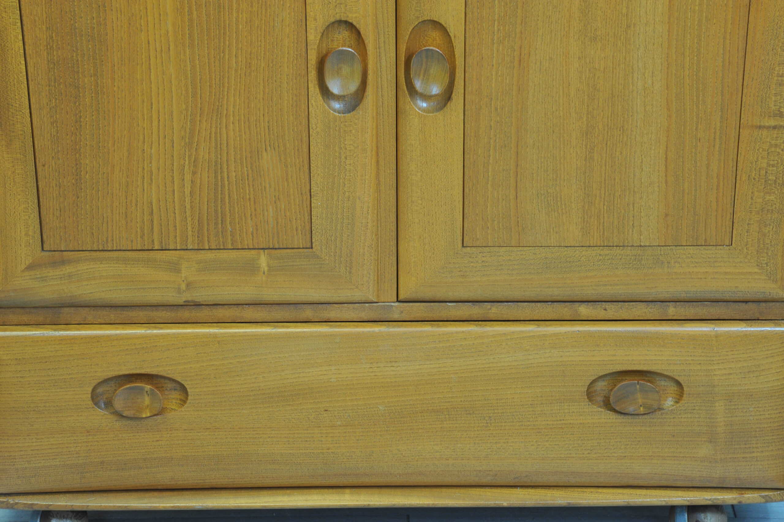 a vintage ercol drinks cocktail bureau cabinet