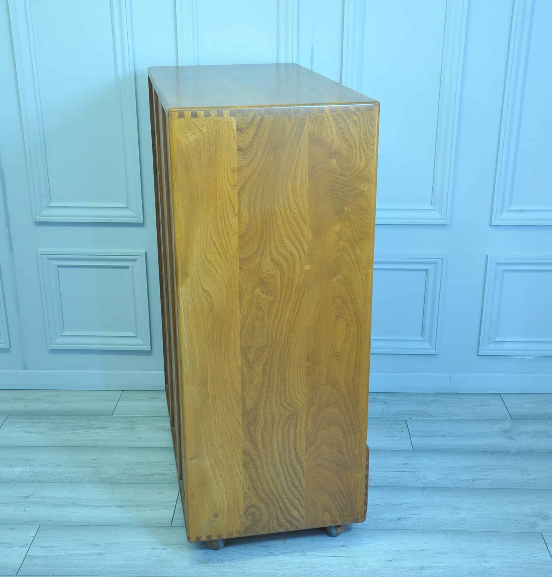 a vintage ercol drinks cocktail bureau cabinet