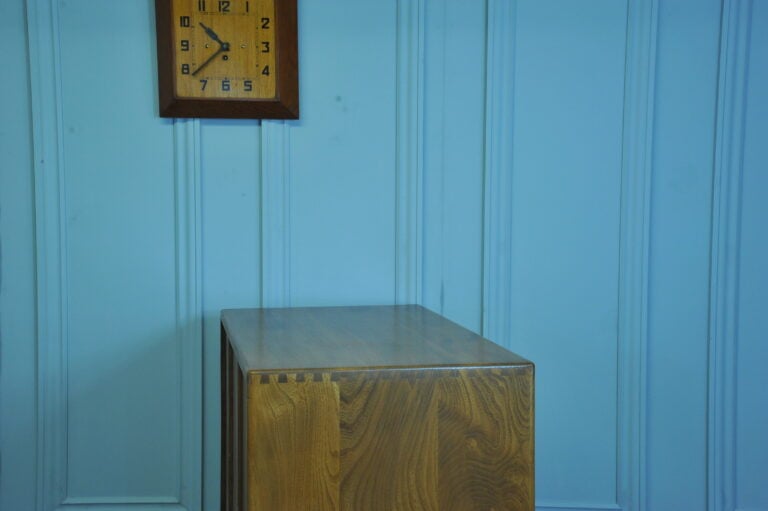 a vintage ercol drinks cocktail bureau cabinet
